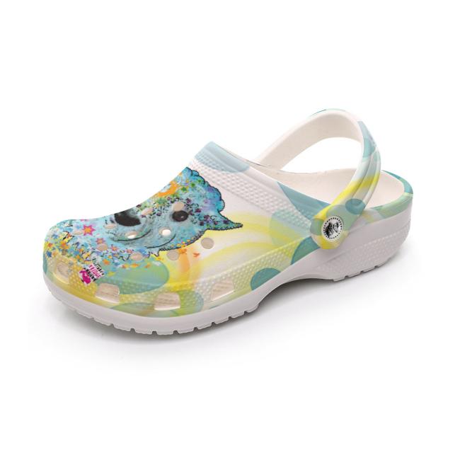 Clogs mit Hundemotiv Anton - Gartenschuhe, Gummischuhe, bunt, Unisex, Grösse 36-43, Mischling, Mix, West Highland Terrier, Westi